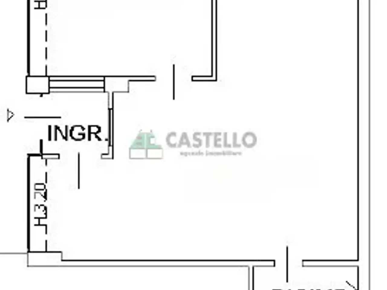 Negozio in Via Antonio Vivaldi, Cadoneghe, {3} - Planimetria 1