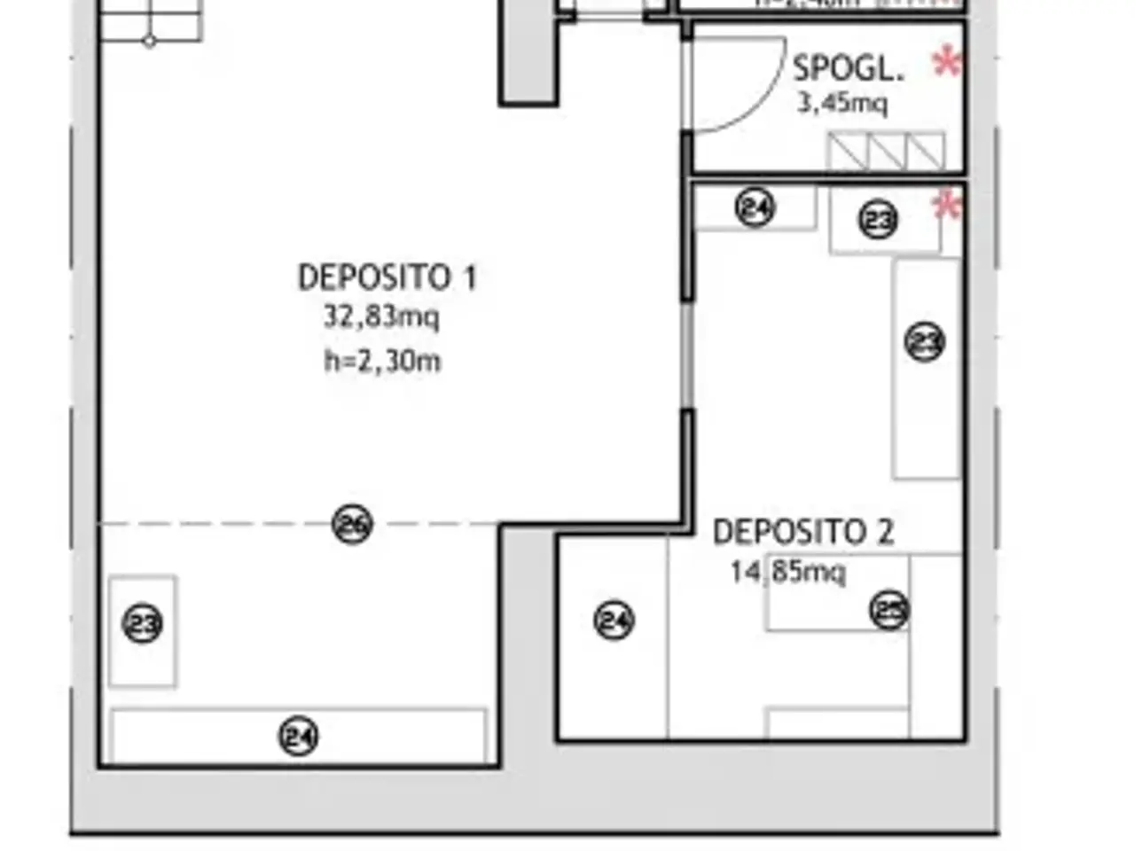 Pub in Via Francesco Palazzi 37, Fano, {3} - Planimetria 1