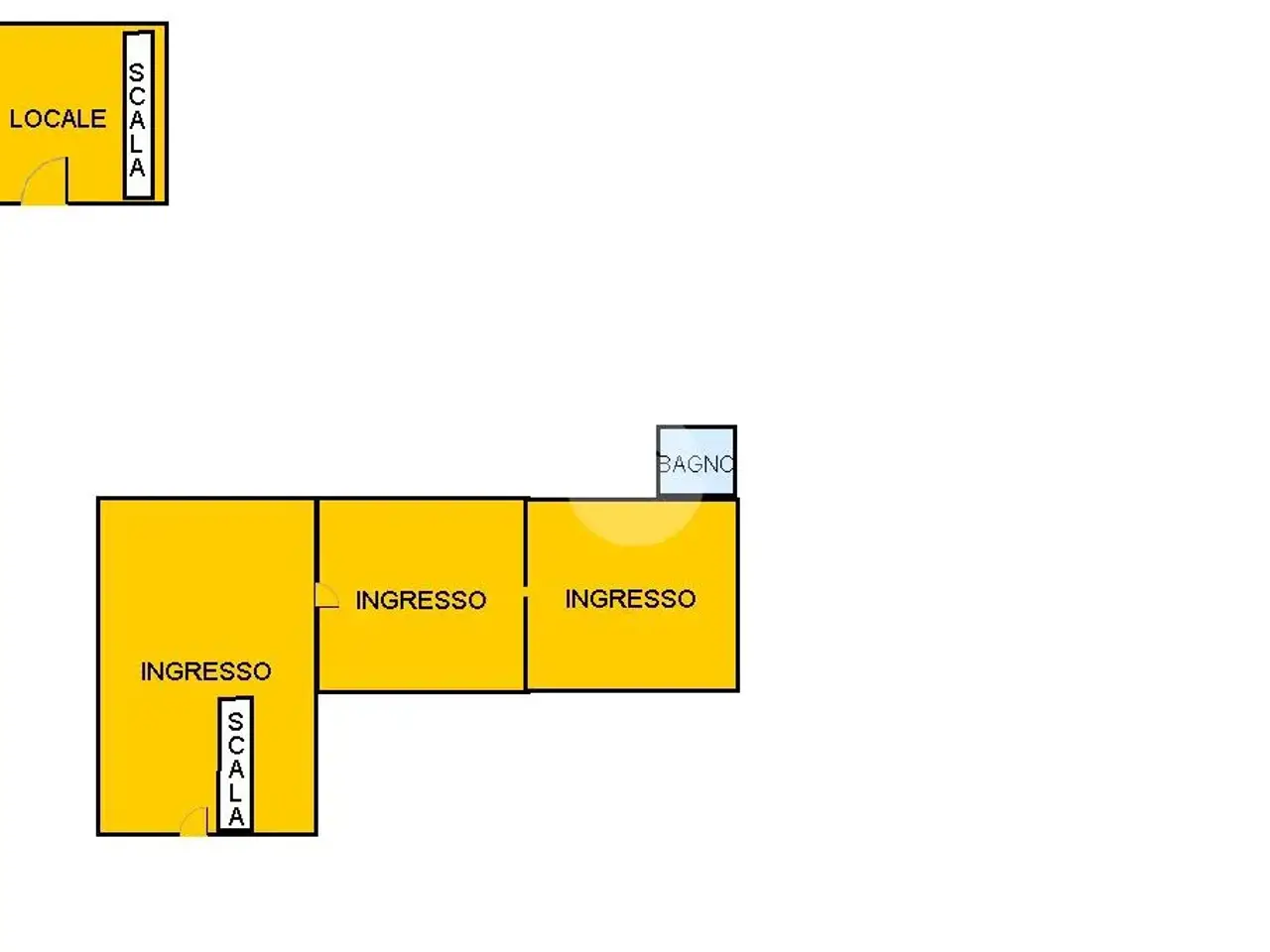 Negozio in Via Bologna 123, Napoli, {3} - Planimetria 1