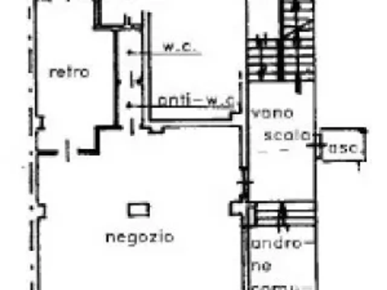 Negozio in Via Luigi Cibrario 26, Torino, {3} - Planimetria 1