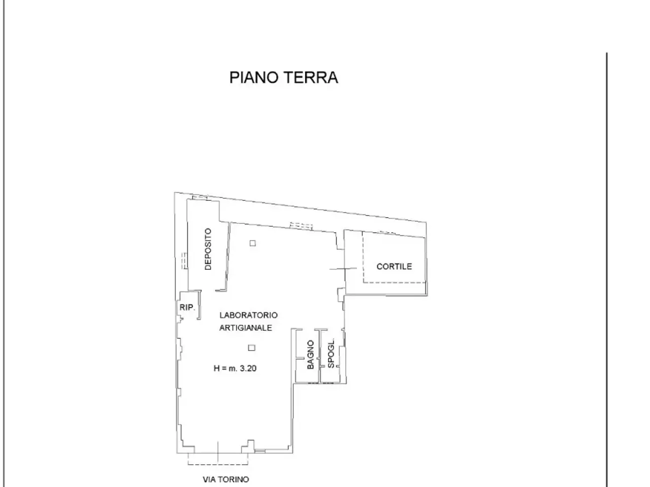 Esercizio commerciale in , Alessano, {3} - Planimetria 1