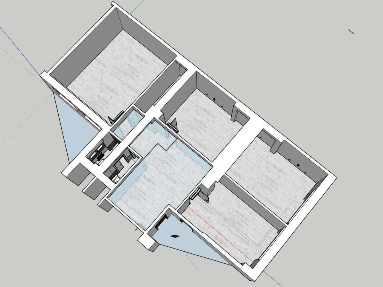 Ufficio in Via Camozzi 130, Bergamo, {3} - Planimetria 1