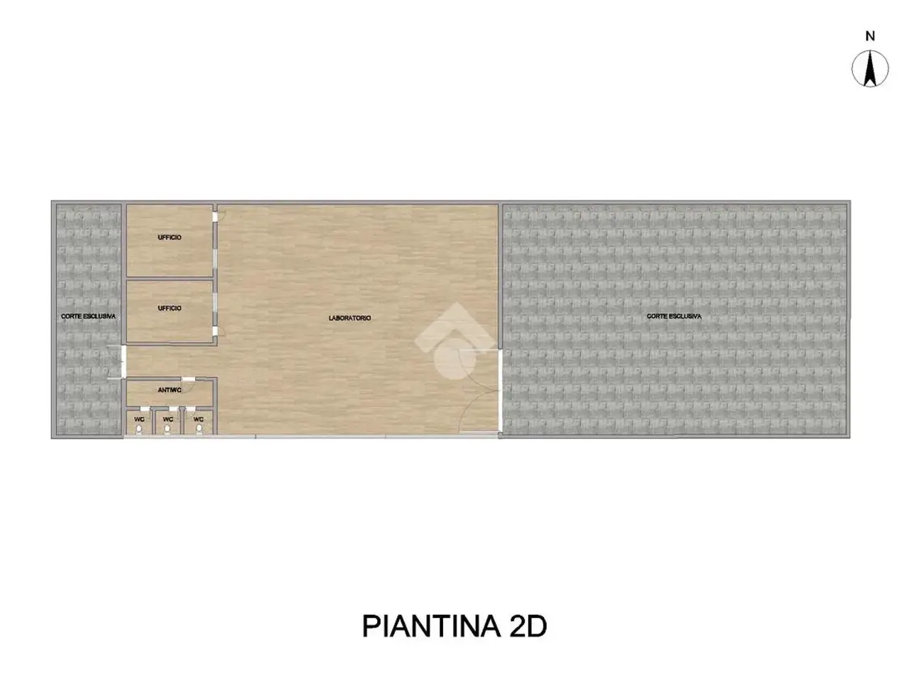 Capannone in Via Benedetto Castelli 15, Leno, {3} - Planimetria 1