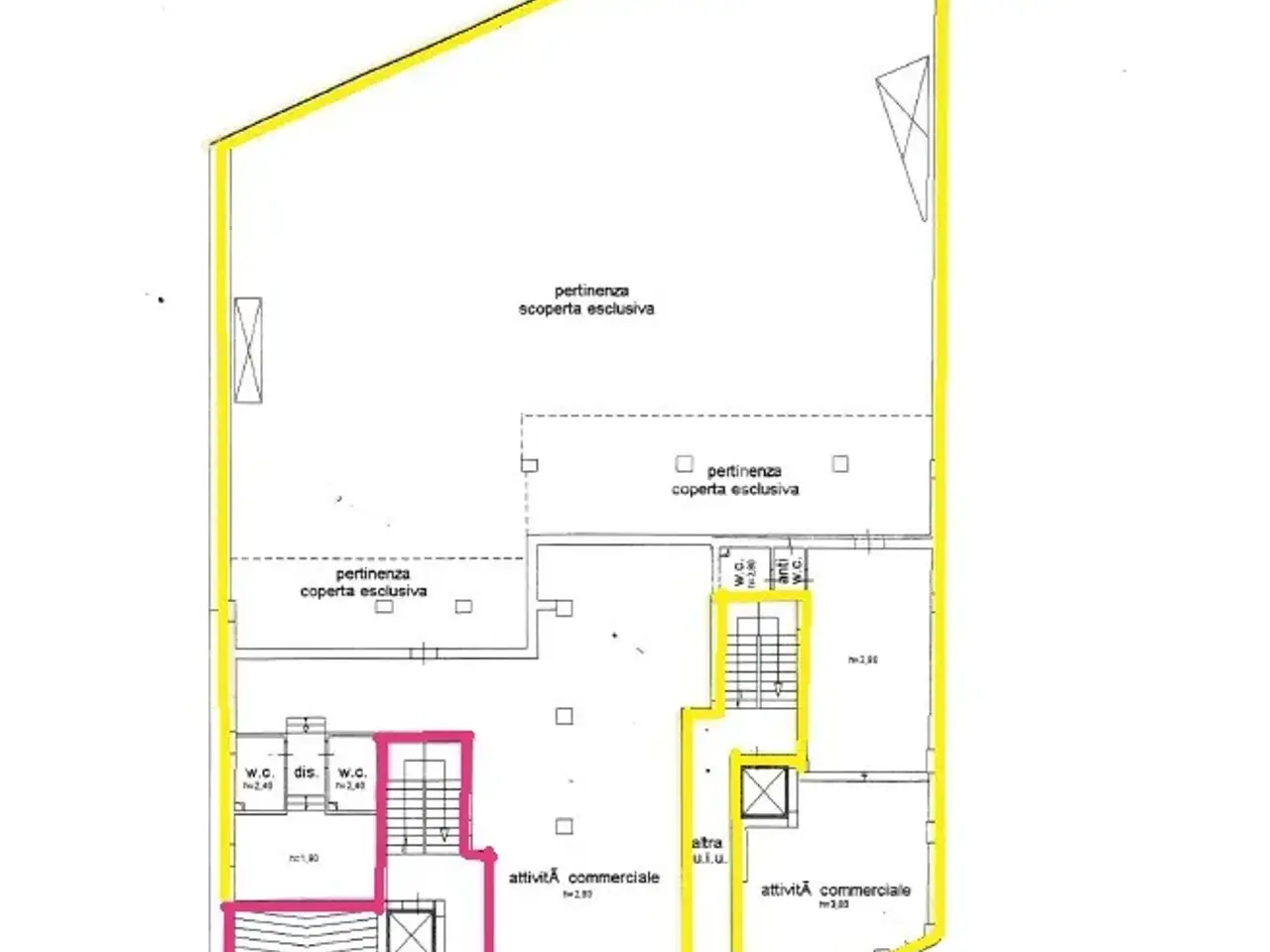 Palazzina commerciale in Via Giuseppe Mazzini 2, Andria, {3} - Planimetria 1