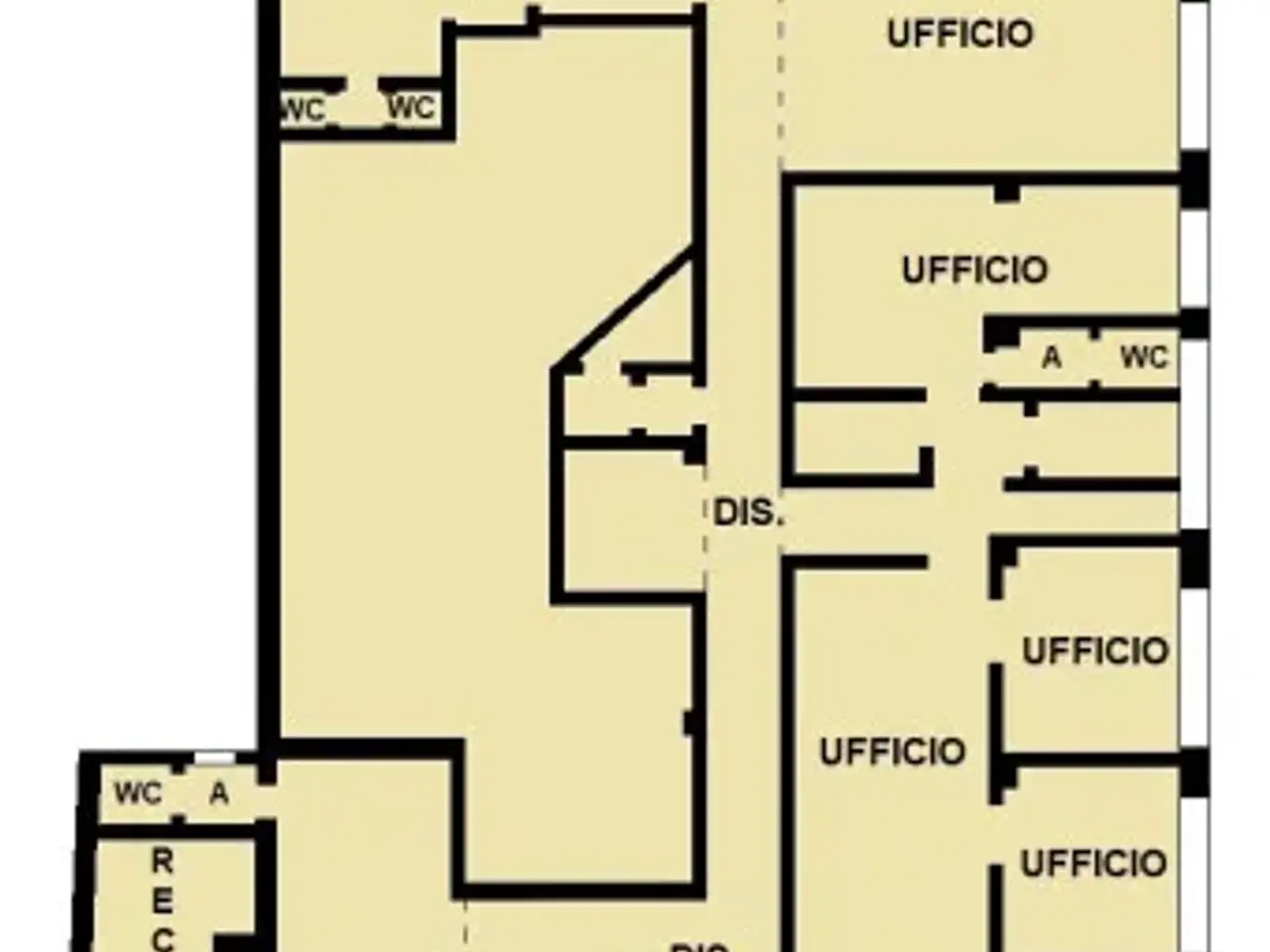 Ufficio in Via Giuseppe Malmusi, Modena, {3} - Planimetria 1