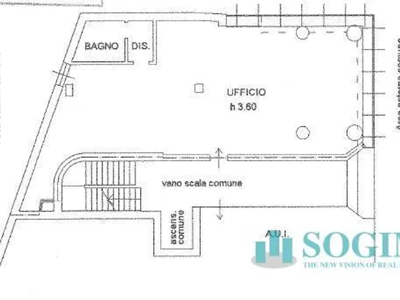 Ufficio in Via Piceni, Gallarate, {3} - Planimetria 1