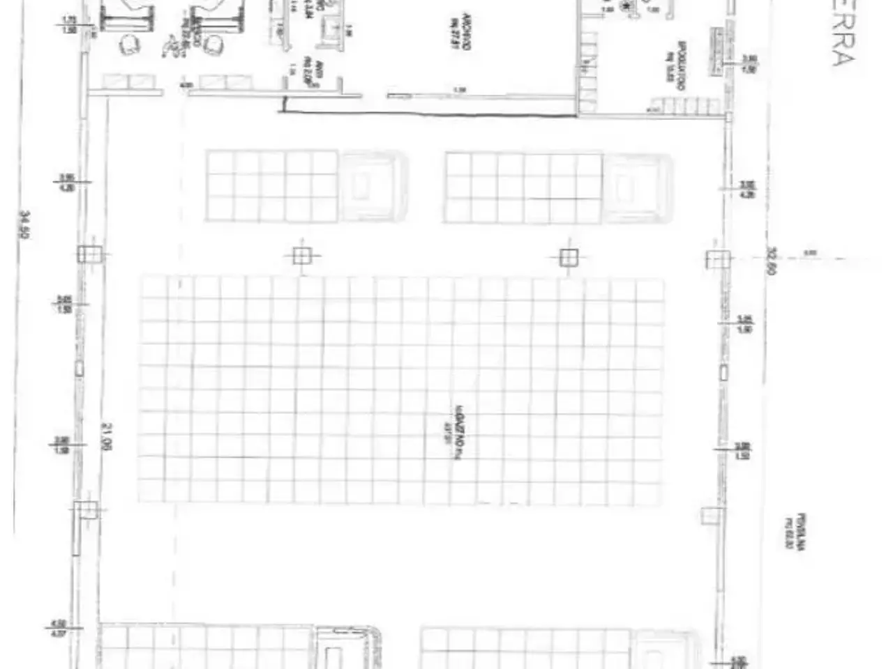 Capannone in Via Campone Sala, Cesenatico, {3} - Planimetria 1
