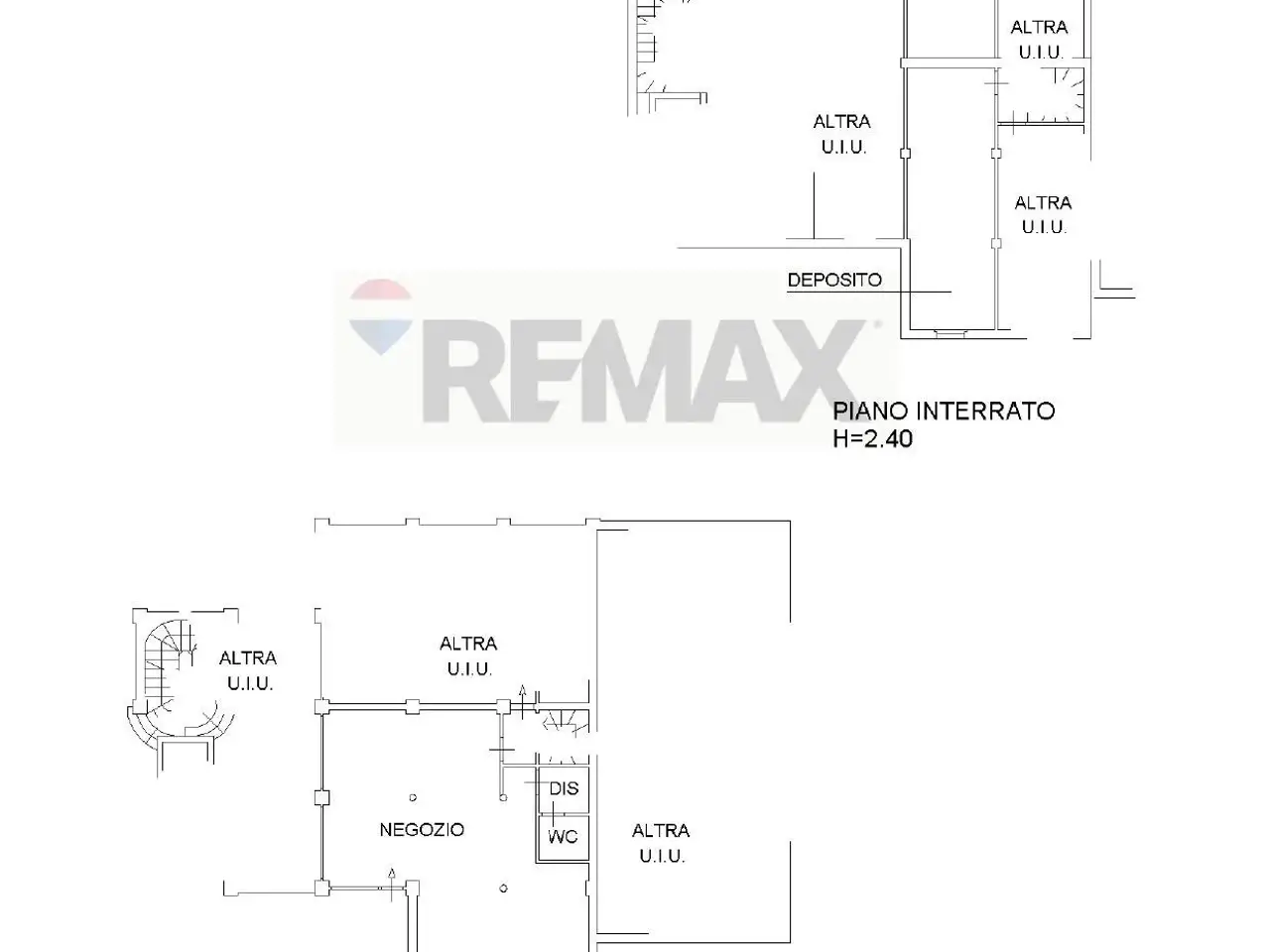 Negozio in Via Giovanni Paolo II 45, Azzano Mella, {3} - Planimetria 1