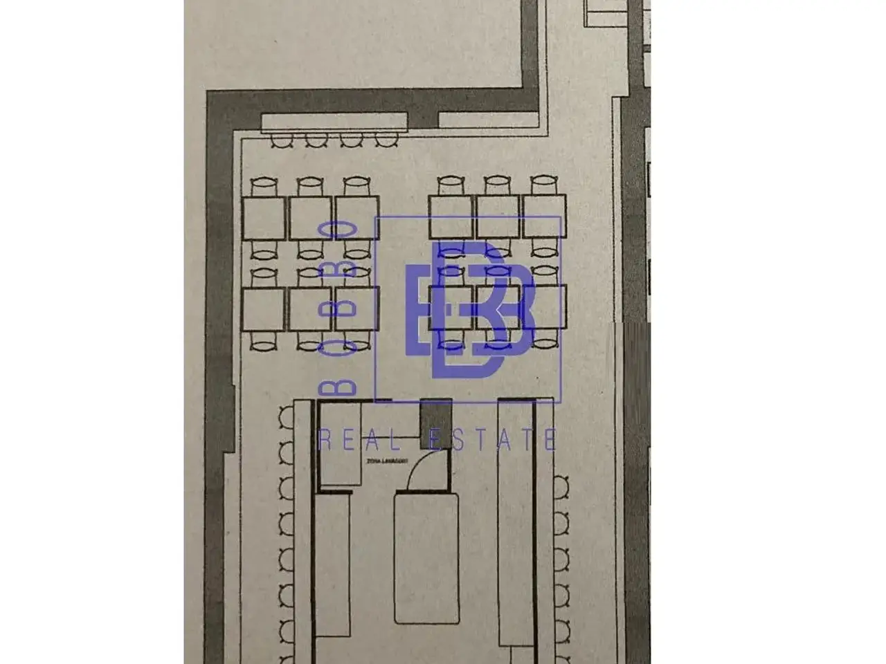 Negozio in Via Fara, Milano, {3} - Planimetria 1