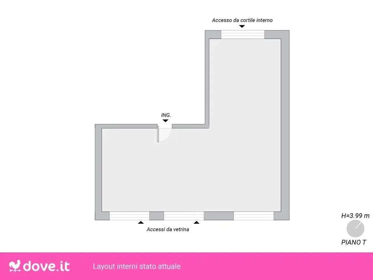 Loft in vendita, Via Ozegna 7, Torino - Planimetria 1