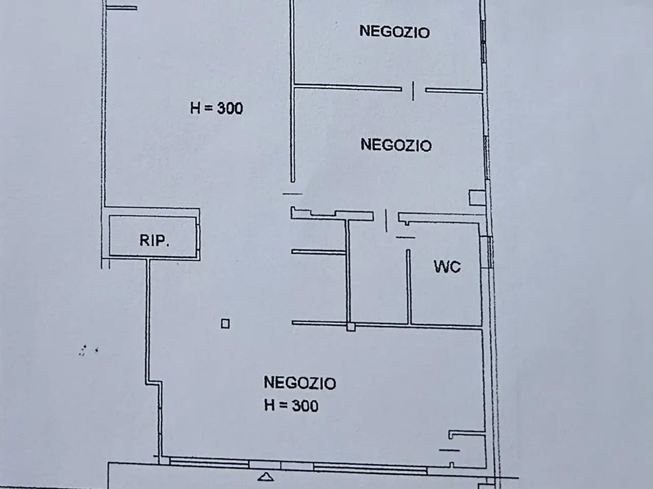 Negozio in Via Statale 2, Castelvetro Piacentino, {3} - Planimetria 1