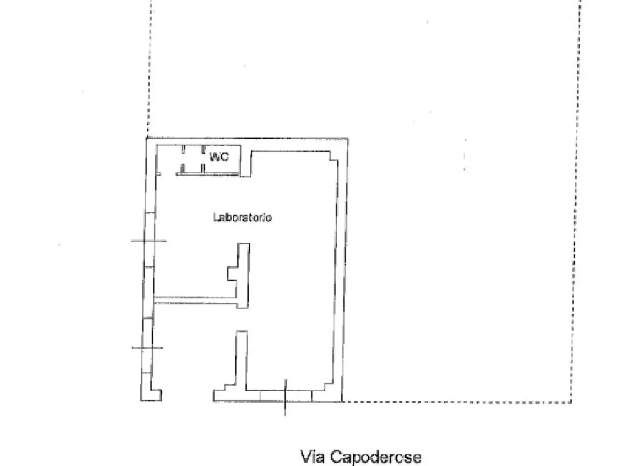 Negozio in Via Francesco Capoderose, Cosenza, {3} - Planimetria 1