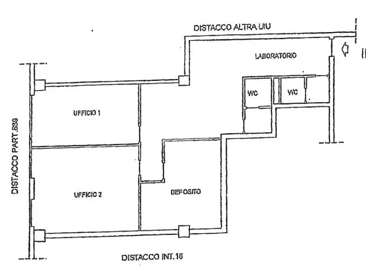 Ufficio in Via Santa Cornelia 5, Formello, {3} - Planimetria 1