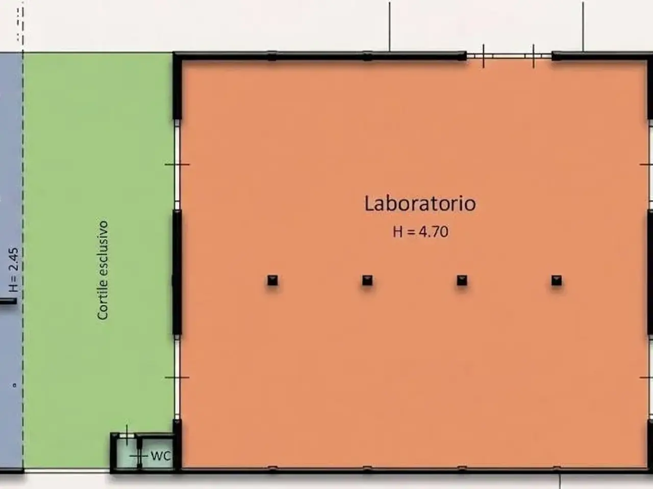 Capannone in Via Buozzi 22, Melzo, {3} - Planimetria 1