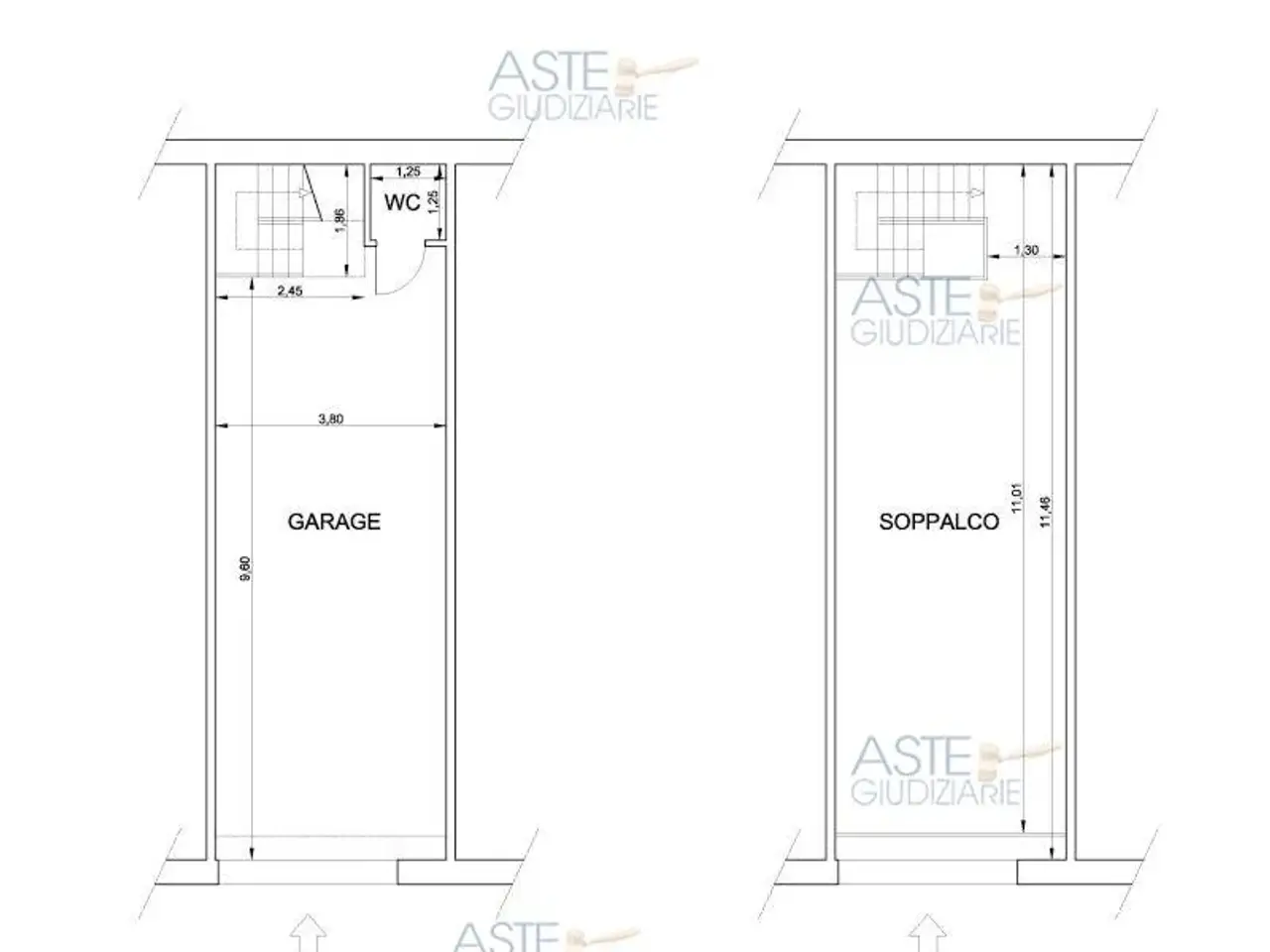 Garage in Via Conte Roncone, 2, 00020 Ciciliano Rm, Italia 2, Ciciliano, {3} - Planimetria 1