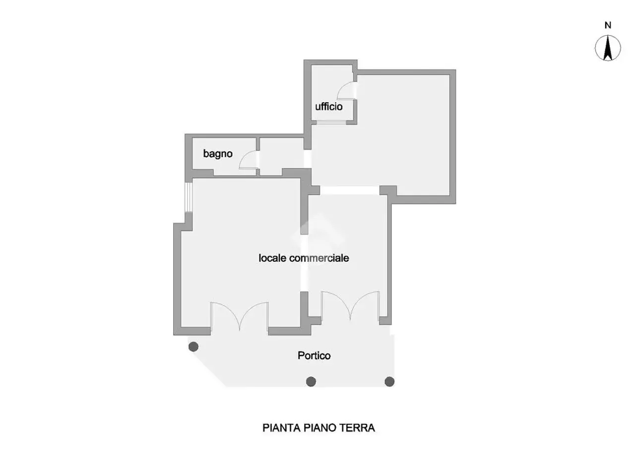Negozio in Via Cesare Battisti 155, Sant'Egidio Alla Vibrata, {3} - Planimetria 1