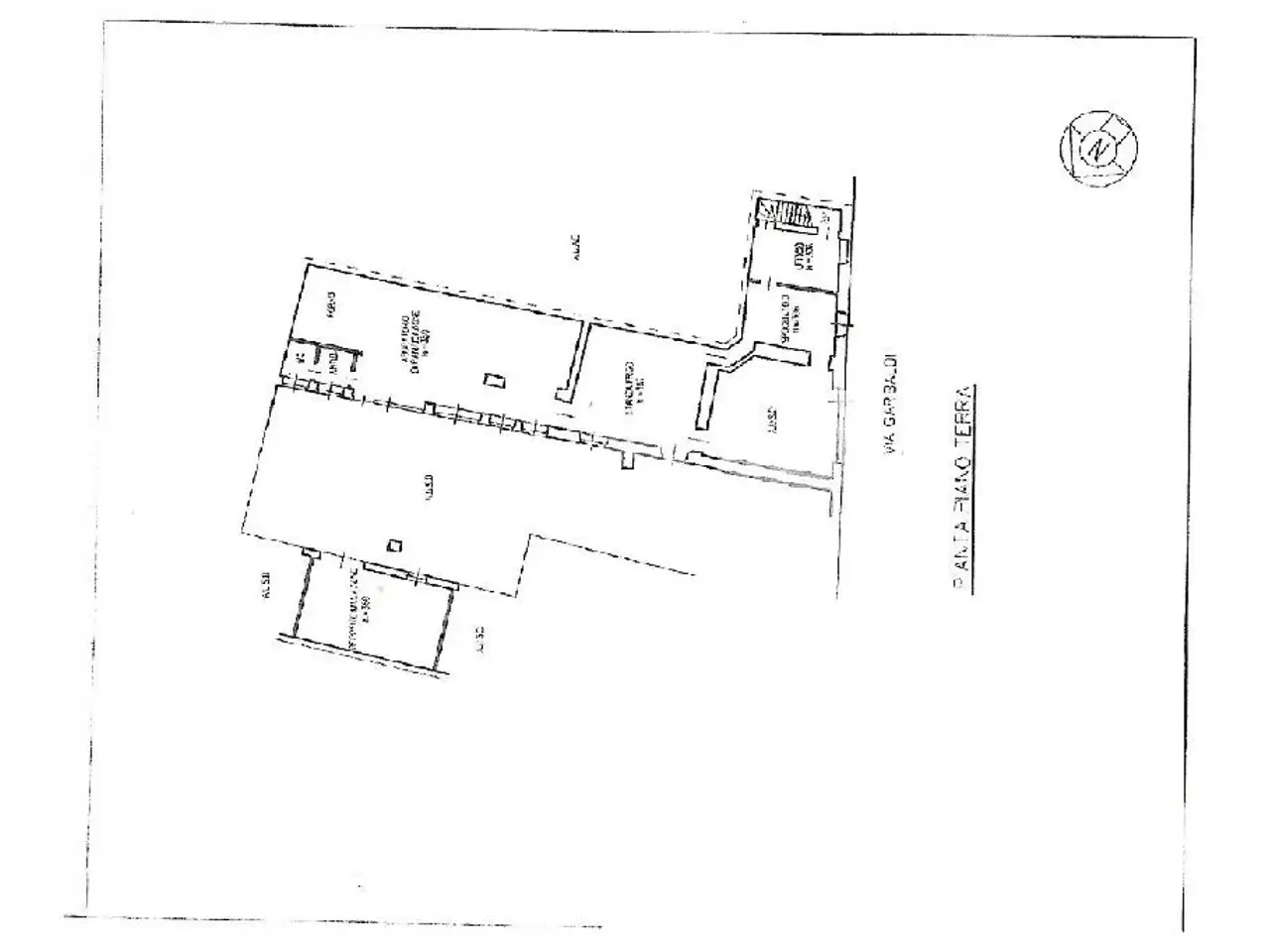 Negozio in Via Garibaldi 27, Castiglione Delle Stiviere, {3} - Planimetria 1