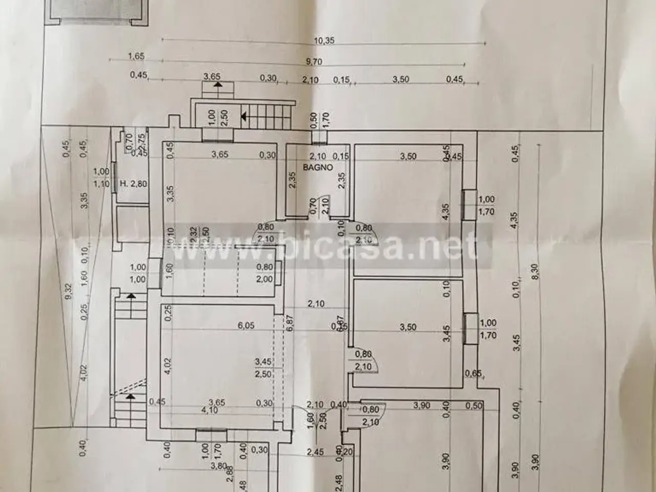 Mansion in Viale Bruno Buozzi, Pesaro - Planimetry 1