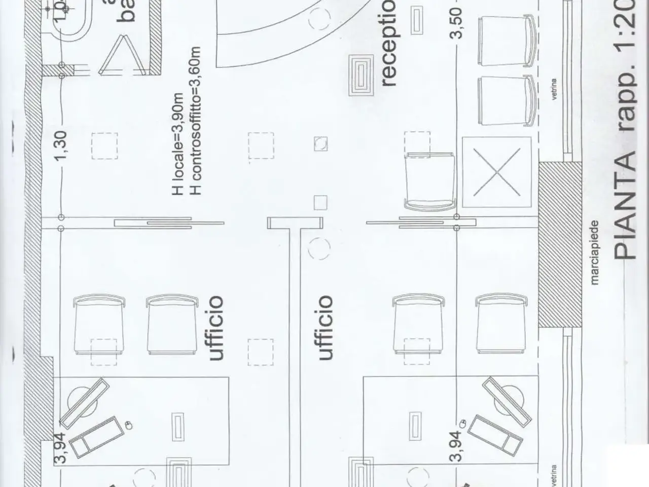 Negozio in Via  Domiziana, Mondragone, {3} - Planimetria 1