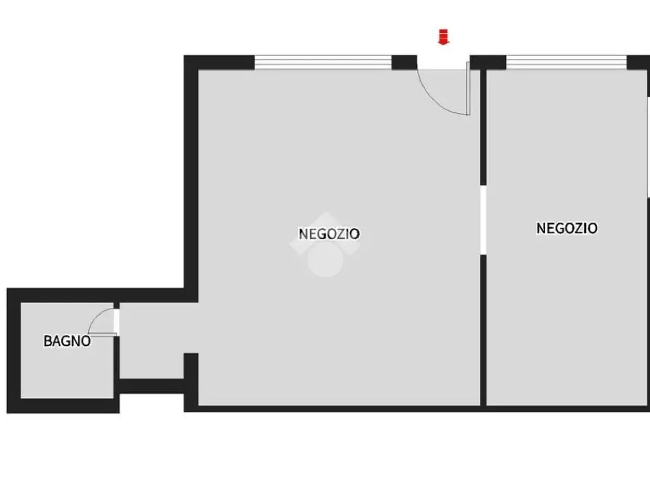 Negozio in Via Primo Levi 12, Vigodarzere, {3} - Planimetria 1