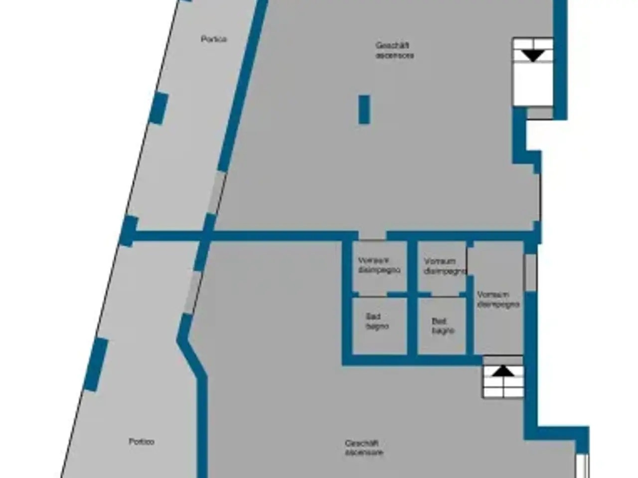 Negozio in Via San Pietro, Ora, {3} - Planimetria 1