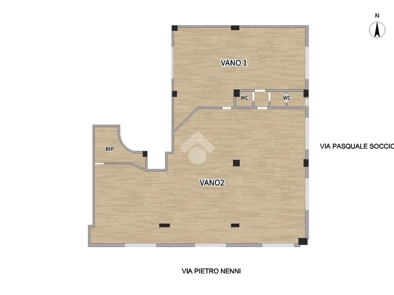 Negozio in Via Pietro Nenni 56, San Severo, {3} - Planimetria 1