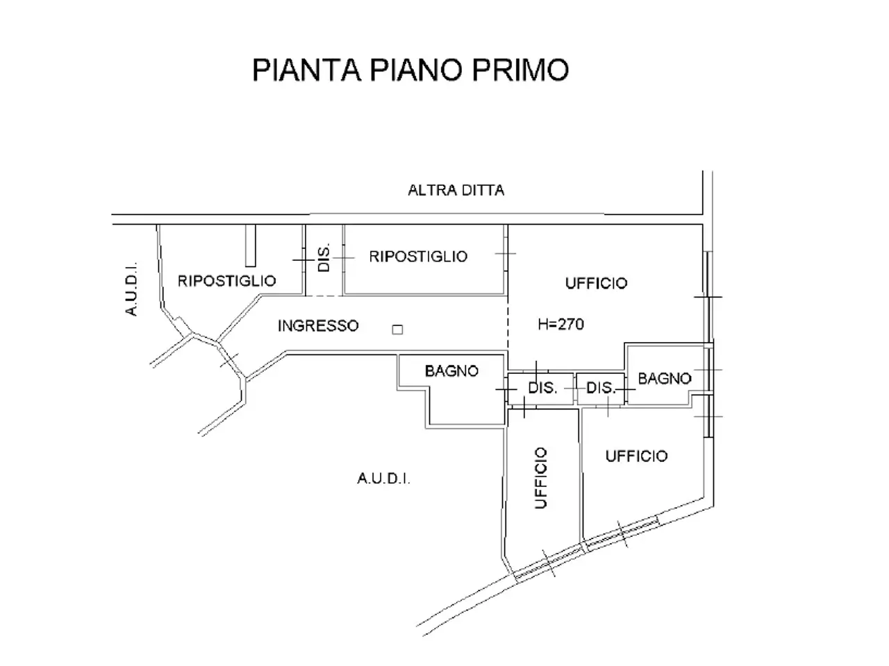 Ufficio in Via Carobe, Gianico, {3} - Planimetria 1