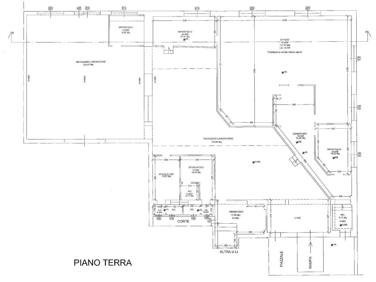 Capannone in , Firenze, {3} - Planimetria 1