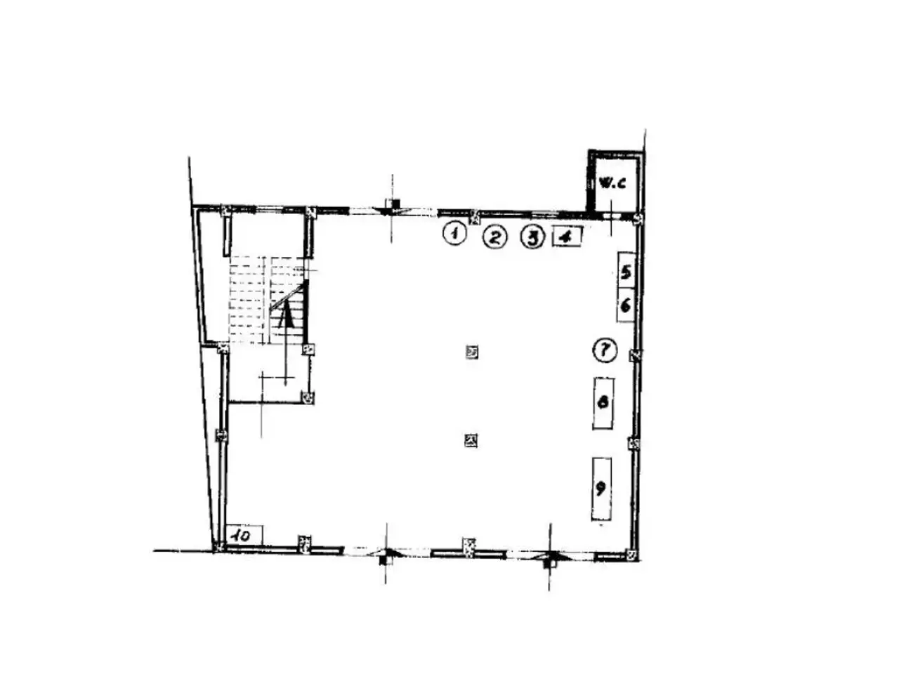 Negozio in Via Ruffo Albanese 11, Foggia, {3} - Planimetria 1