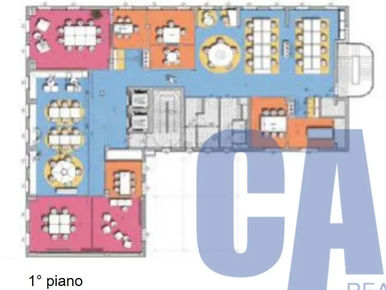 Ufficio in Via Adda, Milano, {3} - Planimetria 1
