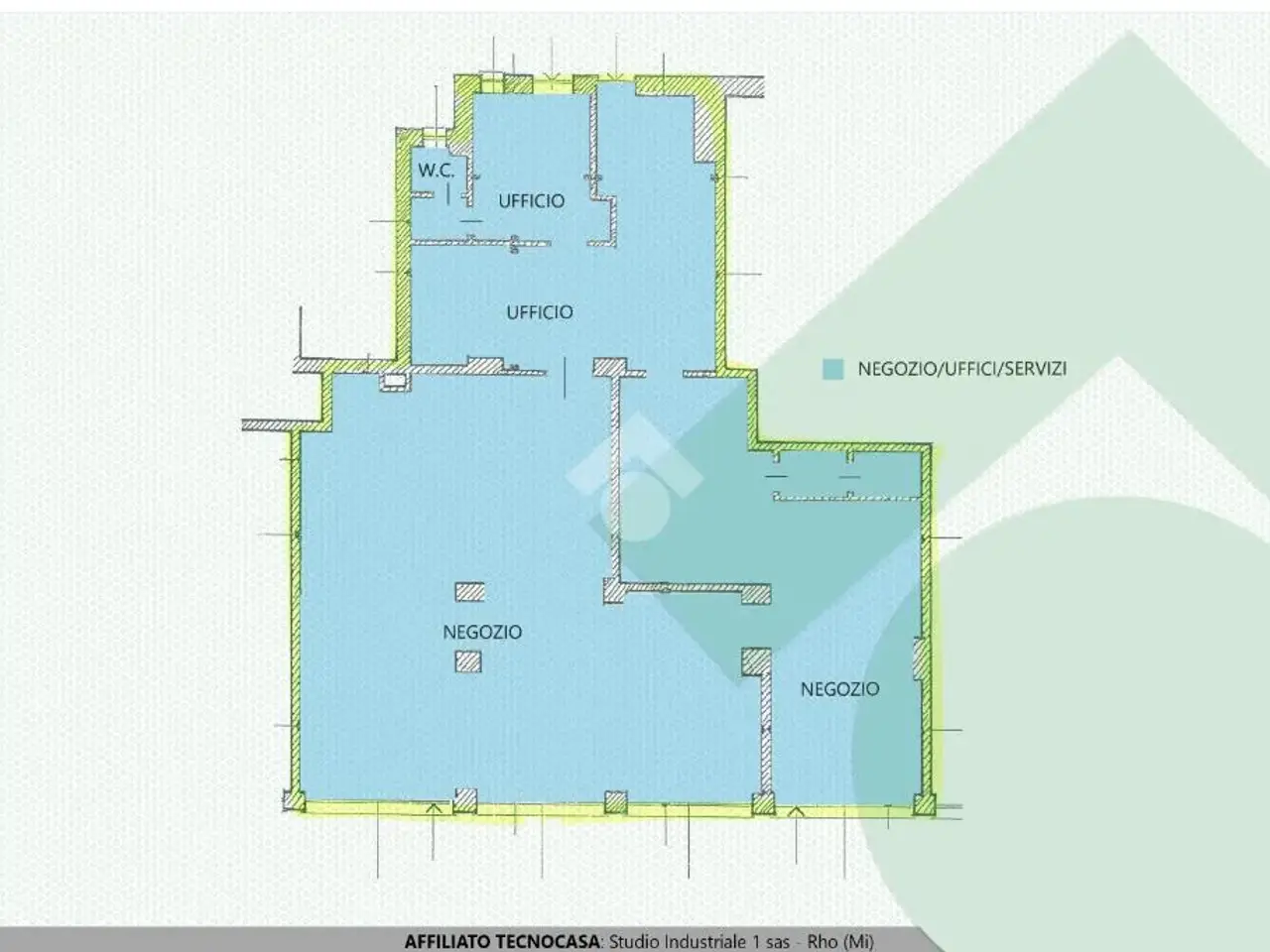 Negozio in Via Madonna 81, Rho, {3} - Planimetria 1
