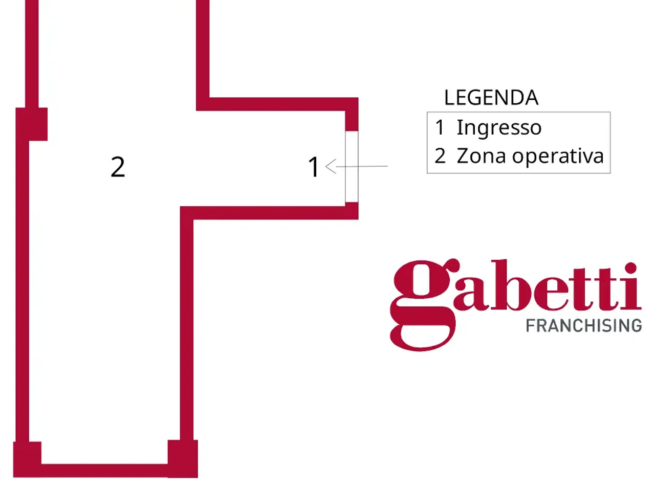 Negozio in Corso Vittorio Emanuele, Salerno, {3} - Planimetria 1