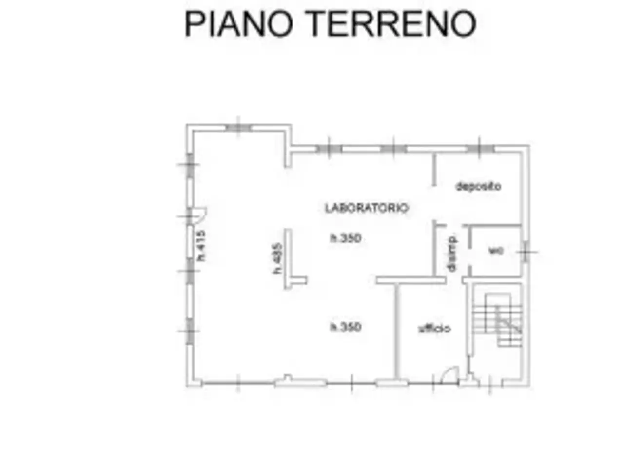 Negozio in Via Solferino 3, Medesano, {3} - Planimetria 1