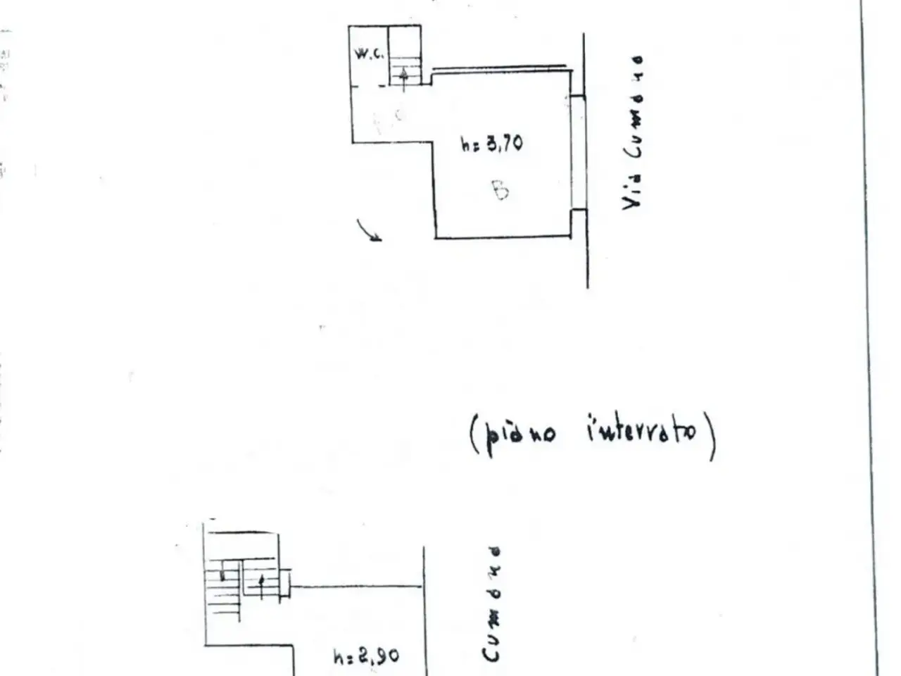 Negozio in Via Cumana, Napoli, {3} - Planimetria 1