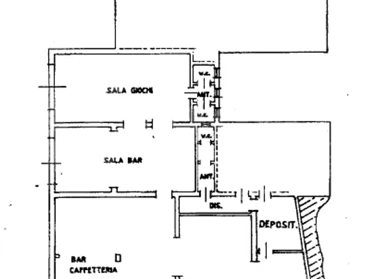 Palazzina commerciale in Via Curolla 30, Lagosanto, {3} - Planimetria 1