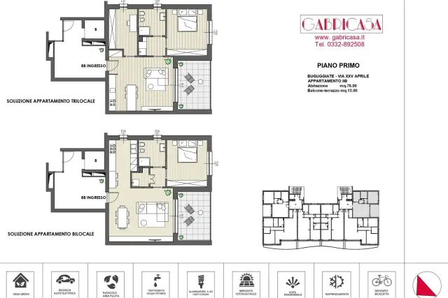 Appartamenti e Attici di nuova costruzione in Via Generale Antonio Cantore, 57, Varese - Foto 1