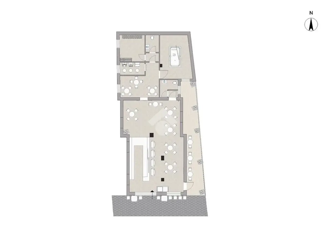 Negozio in Via del Mare 15, San Benedetto Del Tronto, {3} - Planimetria 1