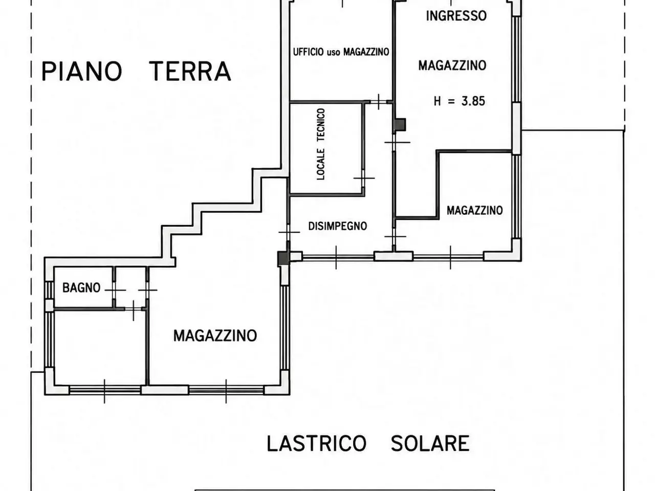 Magazzino in , Ancona, {3} - Planimetria 1