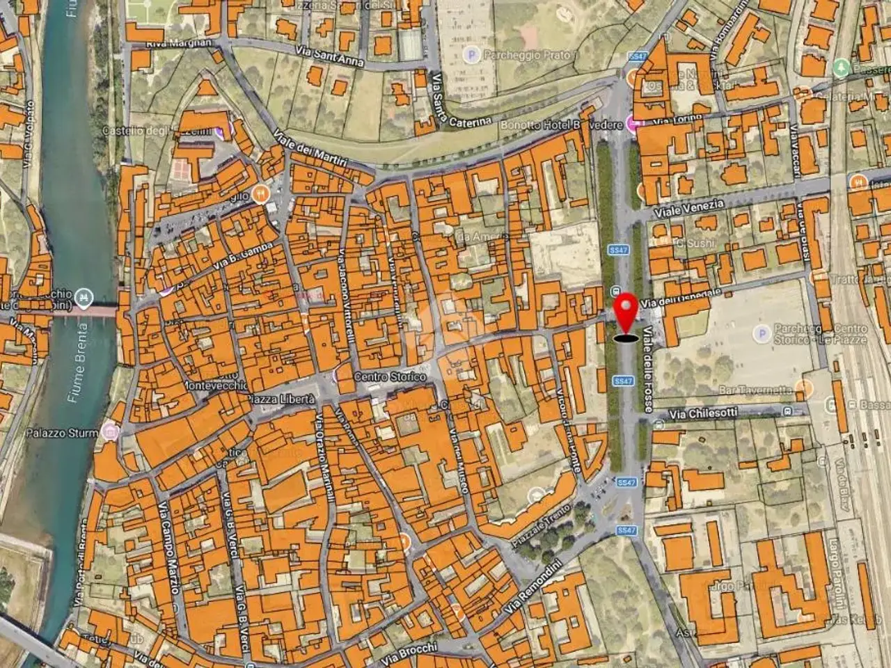 Ufficio in Via Marinali 18, Bassano Del Grappa, {3} - Planimetria 1