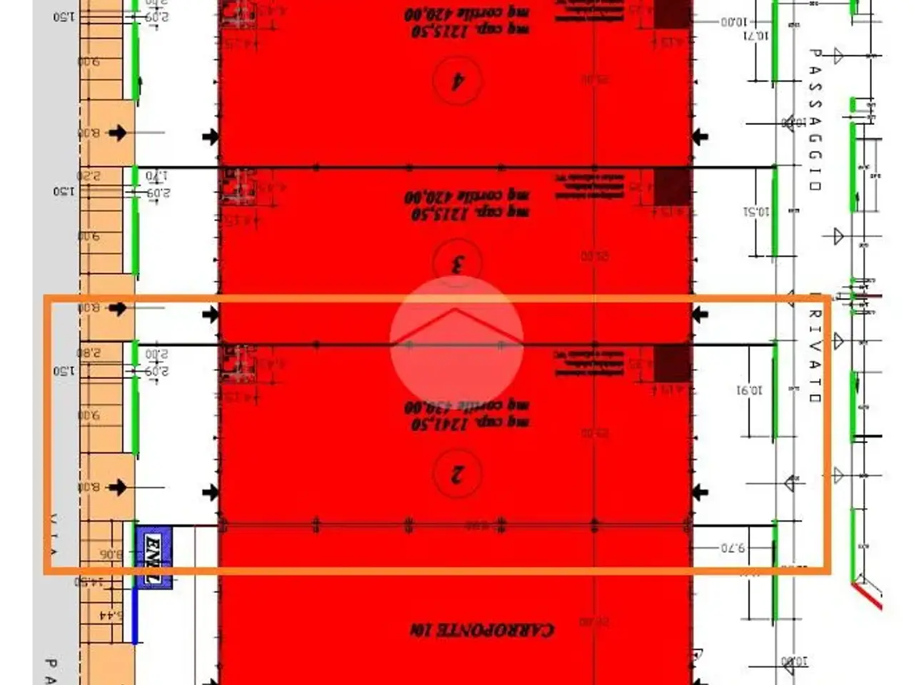 Capannone in Via Pacinotti, Marcallo Con Casone, {3} - Planimetria 1