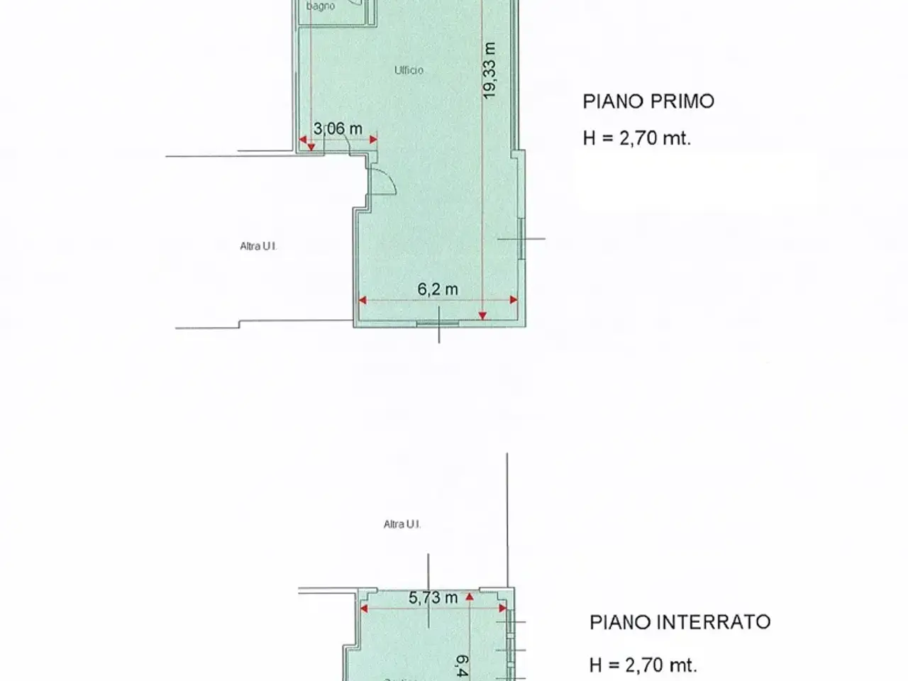 Ufficio in Via Cesare Cattaneo ., Cantu', {3} - Planimetria 1
