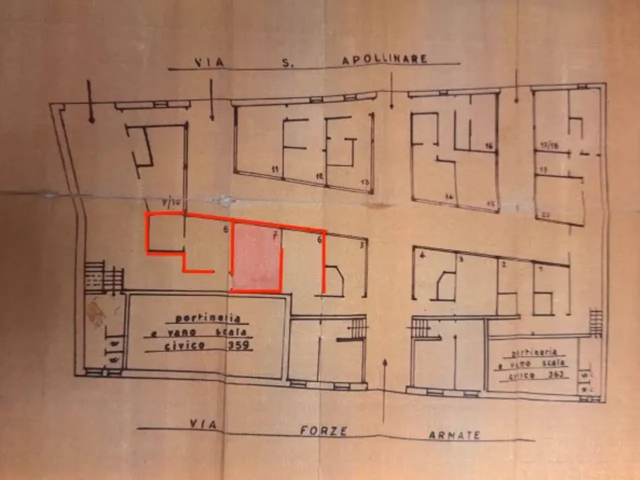 Negozio in Via delle Forze Armate 361, Milano, {3} - Planimetria 1