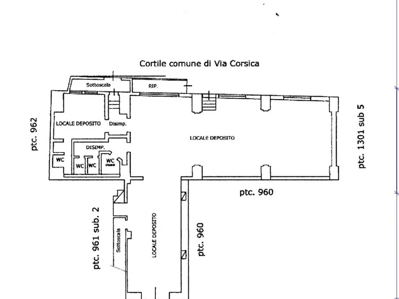 Negozio in Via Carlo del Prete, Ruffano, {3} - Planimetria 1