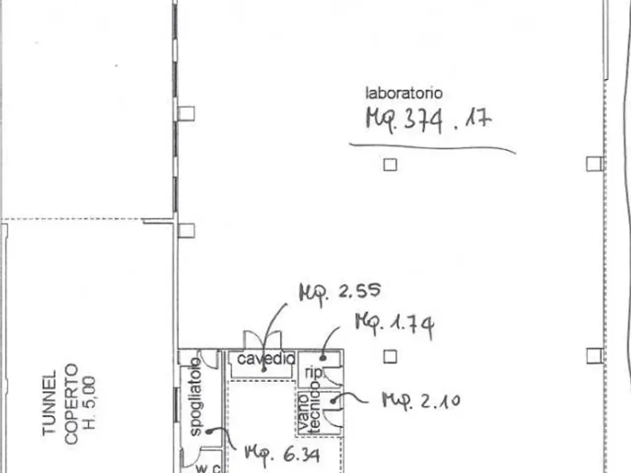 Esercizio commerciale in Via dei Carpentieri 10, Camaiore, {3} - Planimetria 1