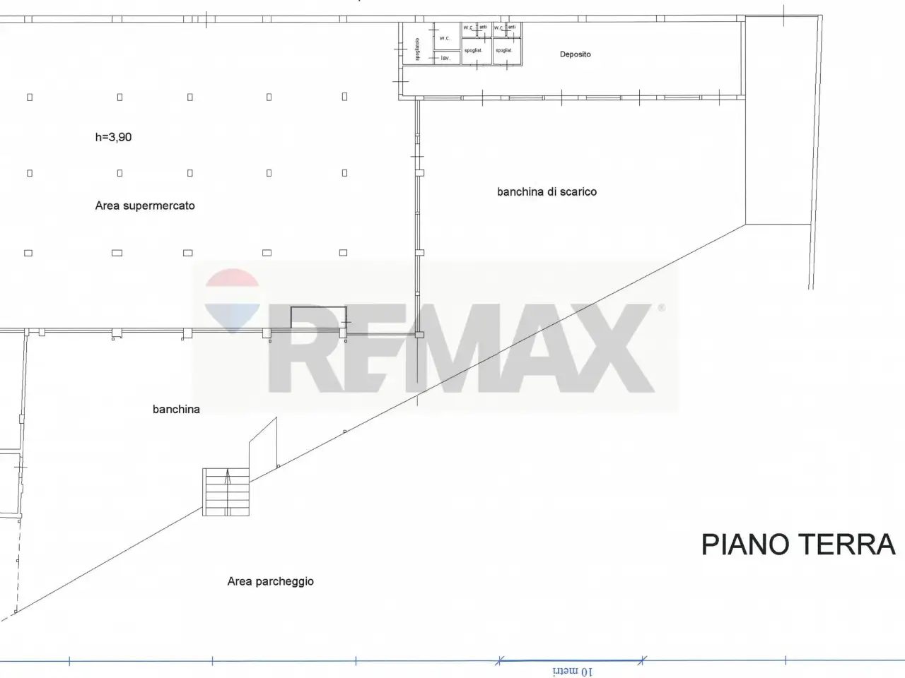 Negozio in Via Gelso Bianco 32, Catania, {3} - Planimetria 1