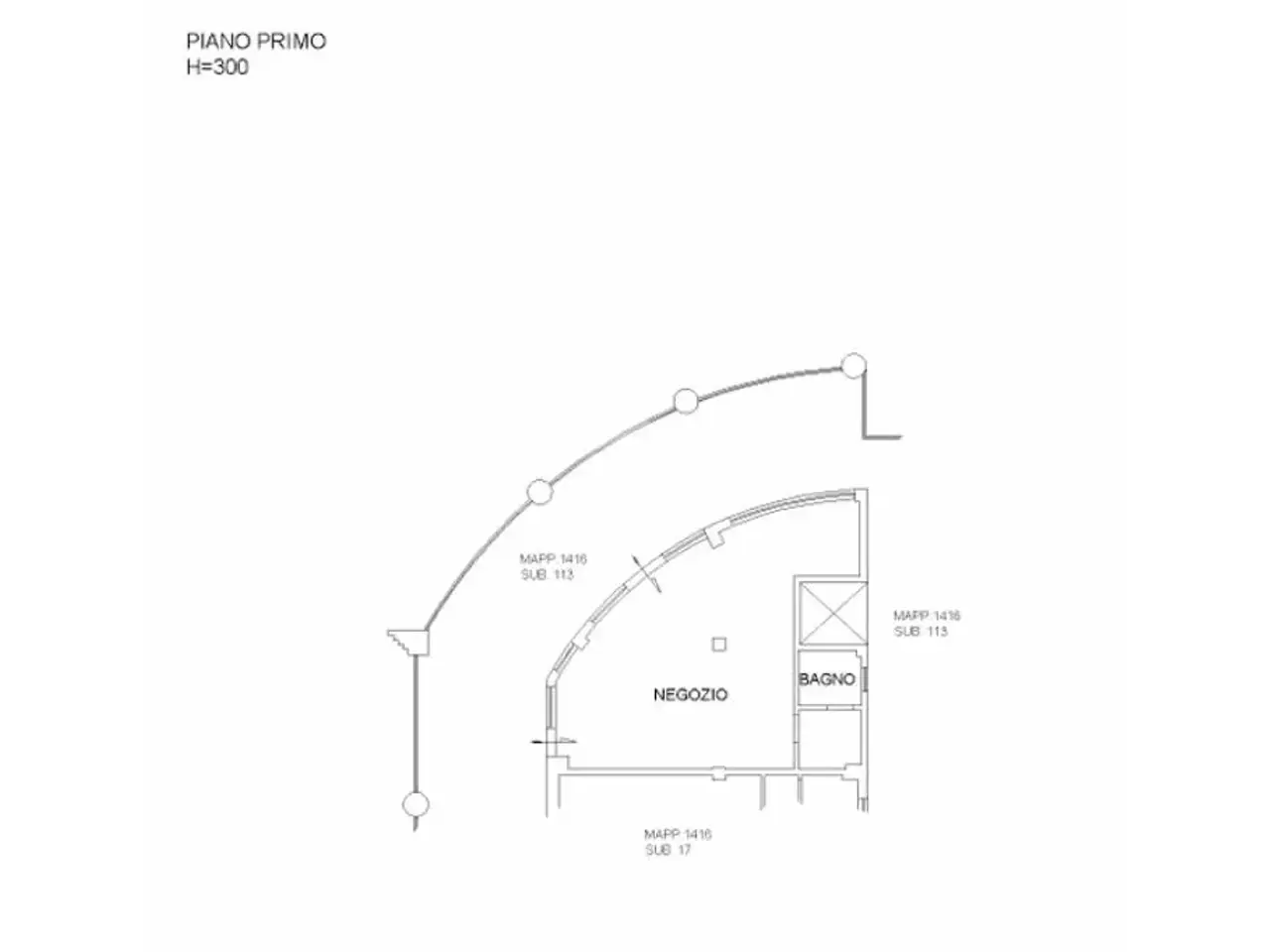 Negozio in Piazza IV Novembre 27, Bolano, {3} - Planimetria 1