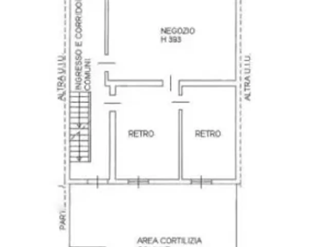 Negozio in Via Cavour 62, Fidenza, {3} - Planimetria 1