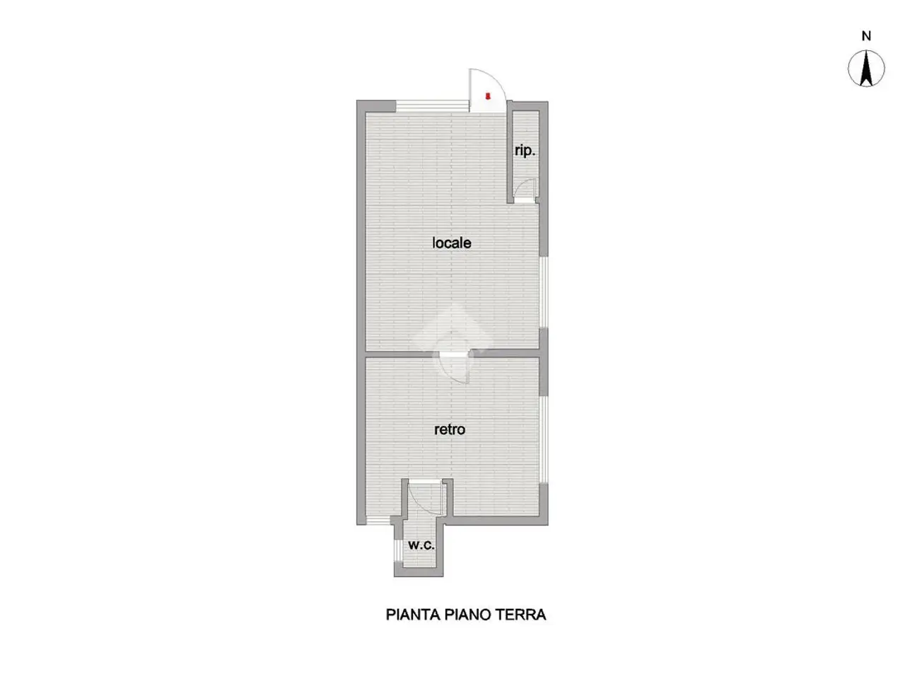 Negozio in Viale Cristoforo Colombo 170, Teramo, {3} - Planimetria 1