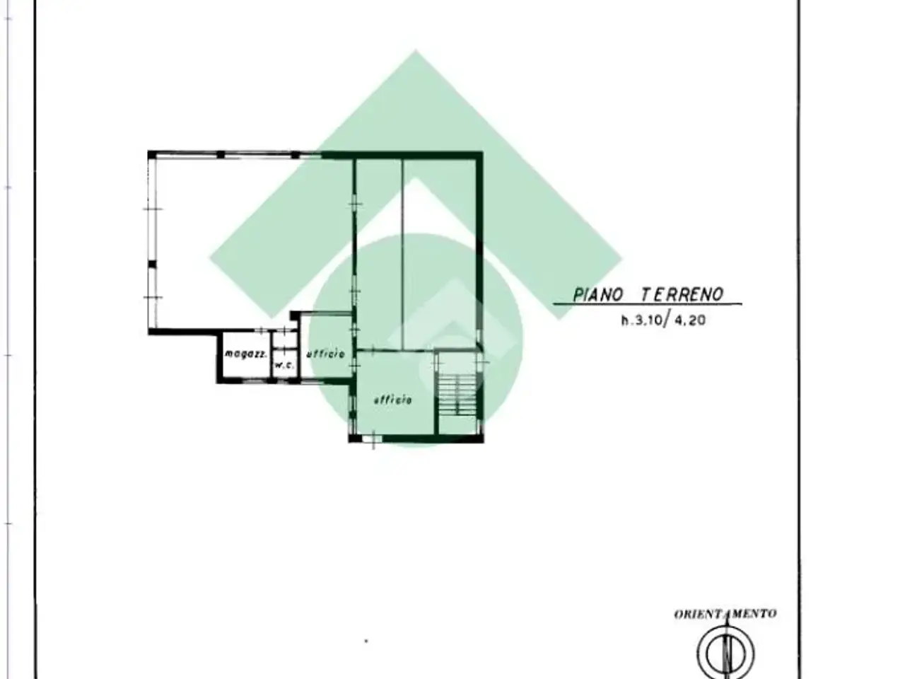 Capannone in Via Garin 11, Aosta, {3} - Planimetria 1