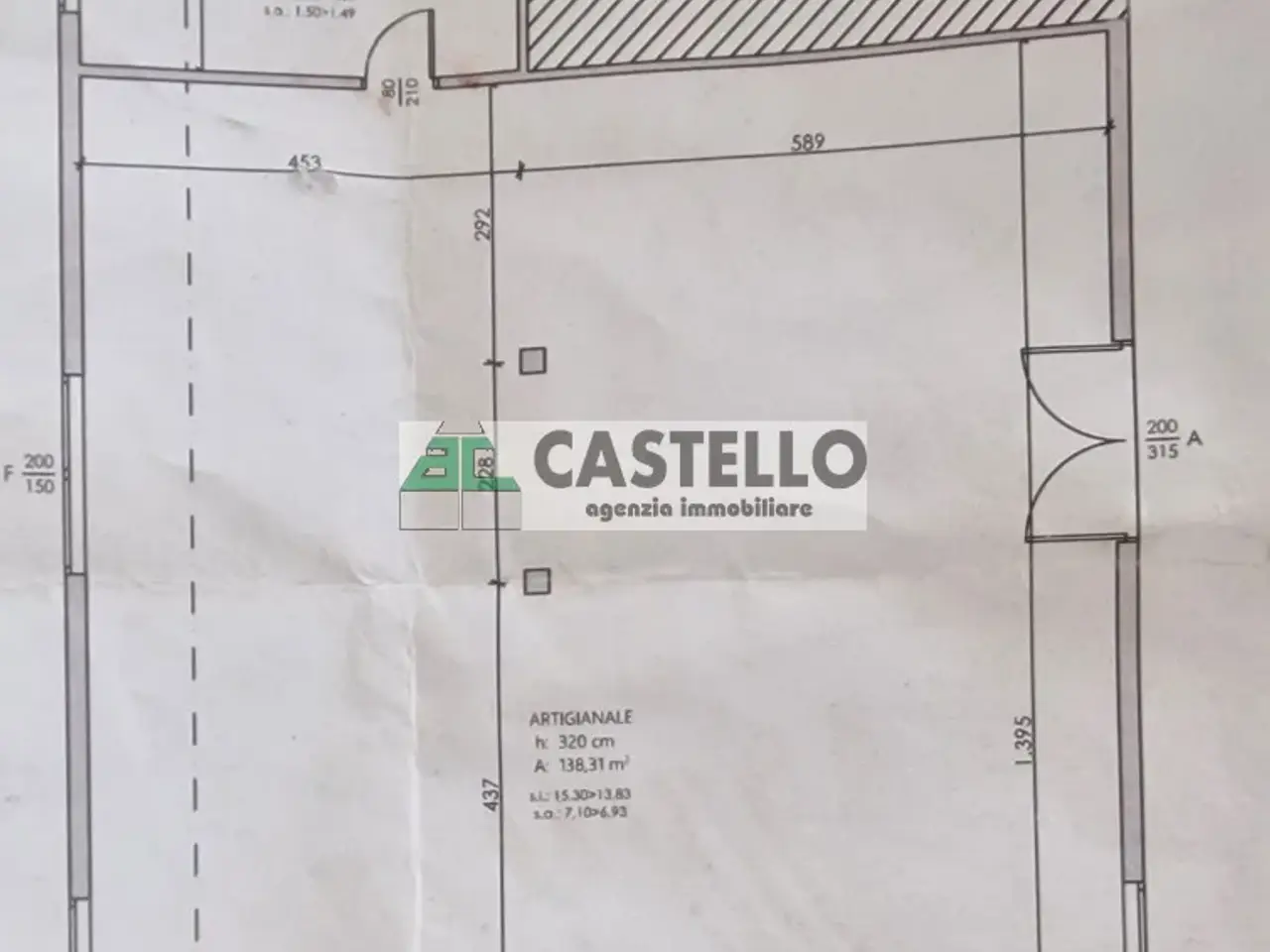 Laboratorio in Via Zuina 1, Fiesso D'Artico, {3} - Planimetria 1